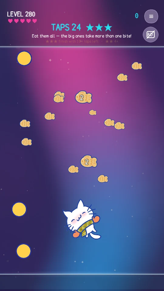 HUNGRY CAT mode: ripple 9CAT onto the fish