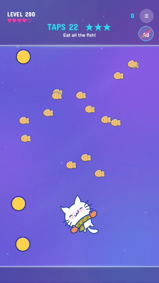9Cat Ripple Snap HUNGRY CAT mode: ripple 9CAT onto the fish